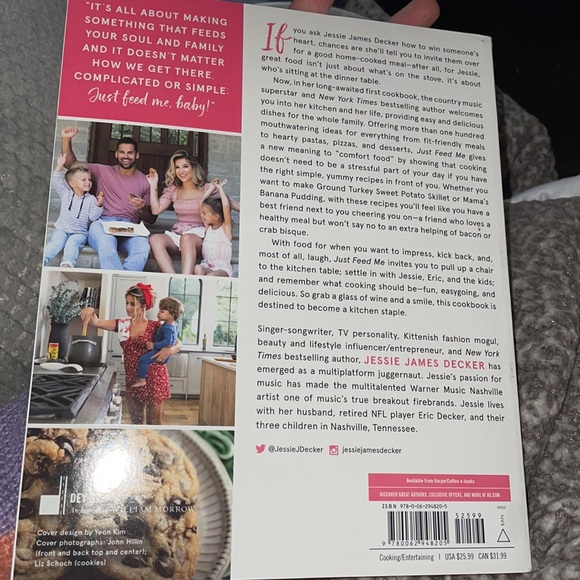 Just Feed Me cook book by Jessie James Decker - Picture 4 of 5